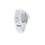 Montre d'occasion CHANEL J12 Blanche Diamants femme automatique bracelet céramique - vue D4