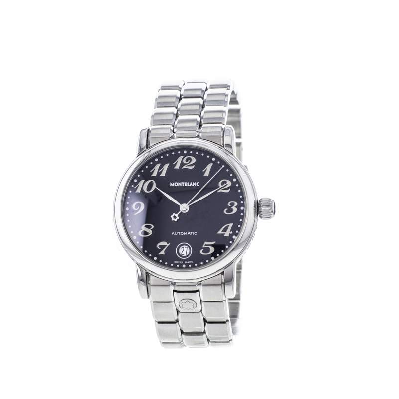 Montre d'occasion MONT BLANC Meisterstück femme automatique bracelet acier - vue 4