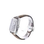 Montre d'occasion TAG HEUER Monaco Lady Diamants femme quartz bracelet cuir cresus - vue D2
