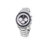 Montre d'occasion OMEGA Speedmaster Michael Schumacher homme mouvement automatique certifié (cosc) bracelet acier - vue 4