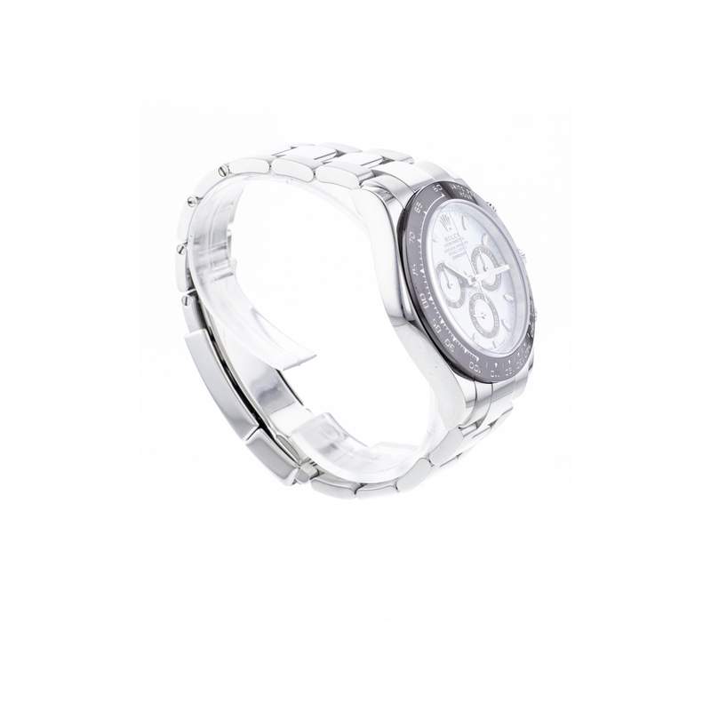 Montre d'occasion ROLEX Cosmograph Daytona homme mouvement automatique certifié (cosc) bracelet platine 950/1000 - vue 2