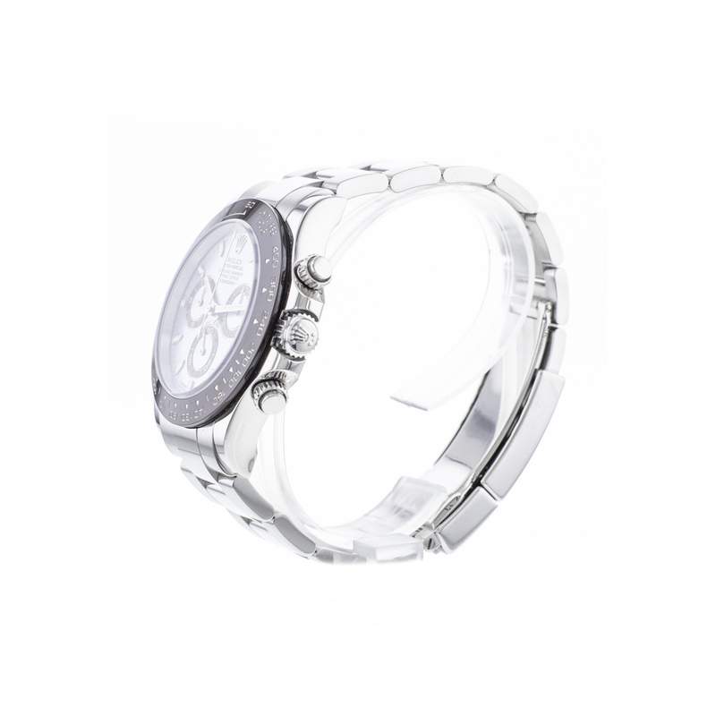 Montre d'occasion ROLEX Cosmograph Daytona homme mouvement automatique certifié (cosc) bracelet platine 950/1000 - vue D2