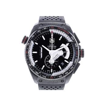 Montre d'occasion TAG HEUER Grand Carrera Calibre 36 RS homme automatique bracelet caoutchouc