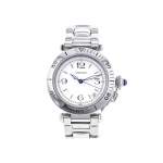Montre d'occasion CARTIER Pasha Seatimer homme automatique bracelet acier - vue 1