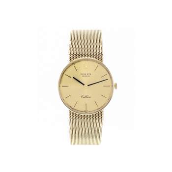 Montre d'occasion ROLEX Cellini femme mécanique bracelet or jaune 750/000