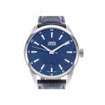 Montre d'occasion ORIS Artix Date homme automatique bracelet cuir d'origine - vue 1