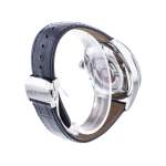 Montre d'occasion ORIS Artix Date homme automatique bracelet cuir d'origine - vue D4