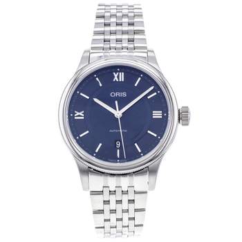 Montre d'occasion ORIS Classic Date homme automatique bracelet acier