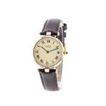 Montre d'occasion CARTIER Must Vendôme femme quartz bracelet cuir cresus - vue 4