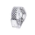 Montre d'occasion ROLEX DateJust Wimbledon homme mouvement automatique certifié (cosc) bracelet acier - vue D4