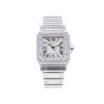 Montre d'occasion CARTIER Santos Galbée mixte quartz bracelet acier - vue 1