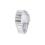 Montre d'occasion CARTIER Santos Galbée mixte quartz bracelet acier - vue D5
