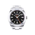 Montre d'occasion ROLEX Milgauss homme mouvement automatique certifié (cosc) bracelet acier - vue 1