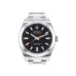Montre d'occasion ROLEX Milgauss homme mouvement automatique certifié (cosc) bracelet acier - vue 1