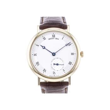 Montre d'occasion BREGUET Classique 5140 homme automatique bracelet cuir d'origine