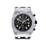 Montre d'occasion AUDEMARS PIGUET Royal Oak Offshore homme automatique bracelet cuir d'origine - vue 1