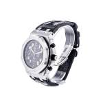 Montre d'occasion AUDEMARS PIGUET Royal Oak Offshore homme automatique bracelet cuir d'origine - vue D2