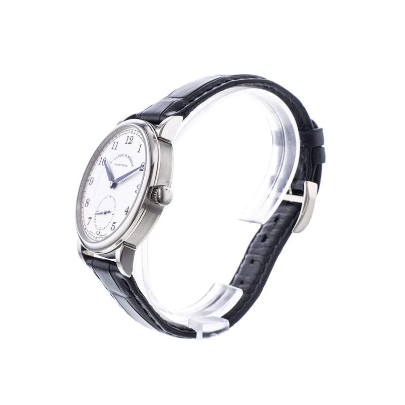 Montre d'occasion A. LANGE & SOHNE 1815 homme mécanique bracelet cuir d'origine - vue D2