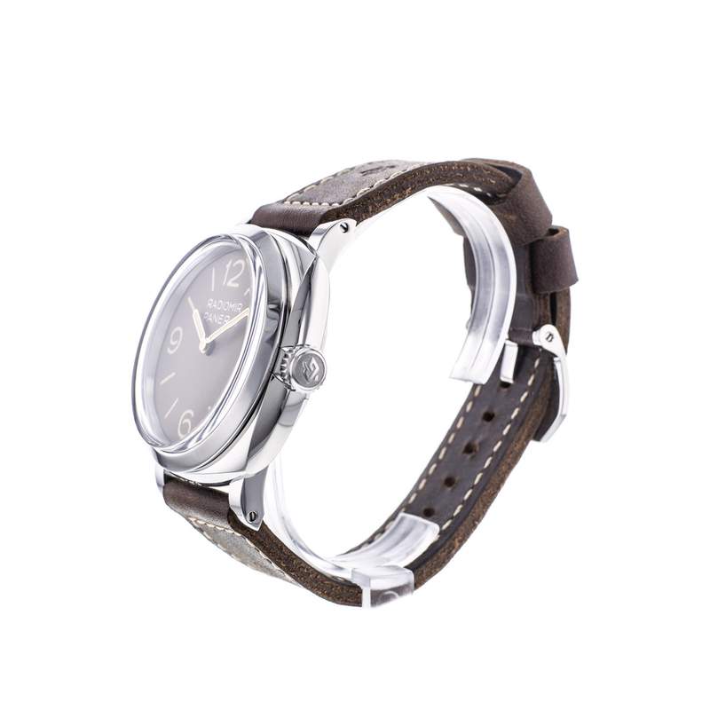 Montre d'occasion PANERAI Radiomir 1940 3 Days homme mécanique bracelet cuir d'origine - vue D2