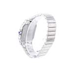 Montre d'occasion CARTIER Santos Galbée XL homme automatique bracelet or jaune 750/000 et acier - vue D5