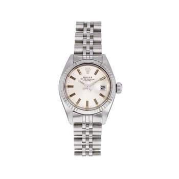 Montre d'occasion ROLEX DateJust Lady femme mouvement automatique certifié (cosc) bracelet acier