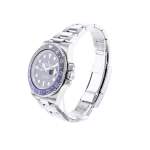 Montre d'occasion ROLEX GMT-Master II Batman homme mouvement automatique certifié (cosc) bracelet acier - vue D2