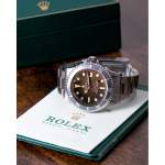 Montre d'occasion ROLEX Sea-Dweller 1665 Double Red Mk2 'Tropical' - Thin case mixte mouvement automatique certifié (cosc) bracelet acier - vue 1