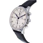 Montre d'occasion IWC Portugaise Chronographe homme automatique bracelet cuir cresus - vue D2
