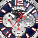 Montre d'occasion BOMBERG Bolt-68 Heritage Blue and Red homme quartz bracelet caoutchouc - vue D1