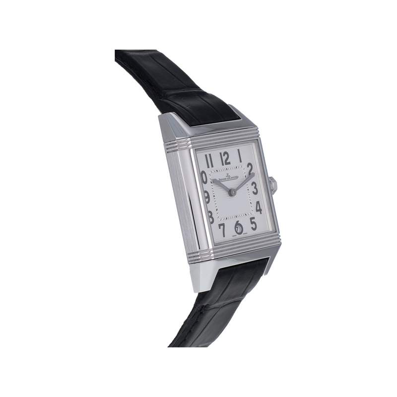 Montre d'occasion JAEGER LECOULTRE Reverso Squadra mixte automatique bracelet cuir d'origine - vue 2