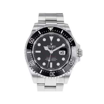 Montre d'occasion ROLEX Sea-Dweller 50th Anniversary homme mouvement automatique certifié (cosc) bracelet acier