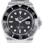 Montre d'occasion ROLEX Sea-Dweller 50th Anniversary homme mouvement automatique certifié (cosc) bracelet acier - vue D1