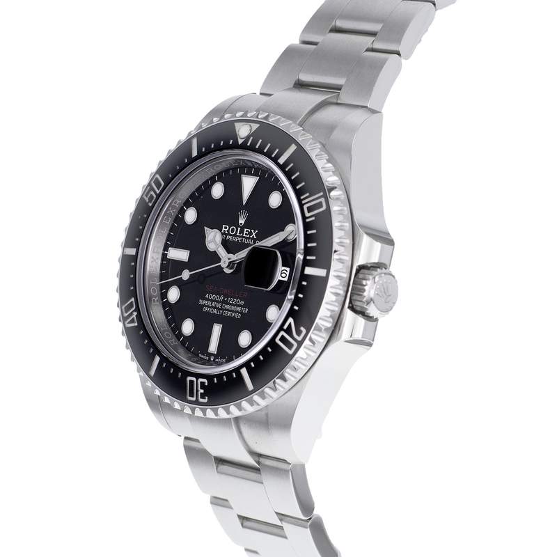 Montre d'occasion ROLEX Sea-Dweller 50th Anniversary homme mouvement automatique certifié (cosc) bracelet acier - vue D2