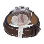 Montre d'occasion BREITLING Navitimer World homme automatique bracelet cuir d'origine - vue 3