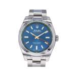 Montre d'occasion ROLEX Milgauss GV Z-Blue homme mouvement automatique certifié (cosc) bracelet acier - vue 1