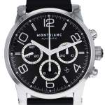 Montre d'occasion MONT BLANC Timewalker Chronograph homme automatique bracelet cuir cresus - vue D1