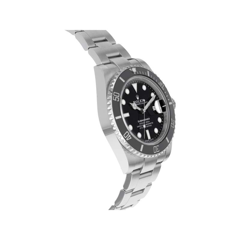Montre d'occasion ROLEX Submariner Date homme mouvement automatique certifié (cosc) bracelet acier - vue 2