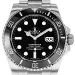 Montre d'occasion ROLEX Submariner Date homme mouvement automatique certifié (cosc) bracelet acier - vue D1