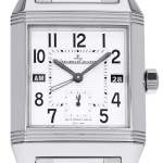 Montre d'occasion JAEGER LECOULTRE Reverso Squadra Home Time homme mouvement automatique certifié (cosc) bracelet acier - vue D1