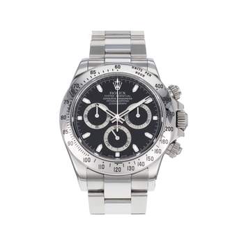 Montre d'occasion ROLEX Cosmograph Daytona homme mouvement automatique certifié (cosc) bracelet acier