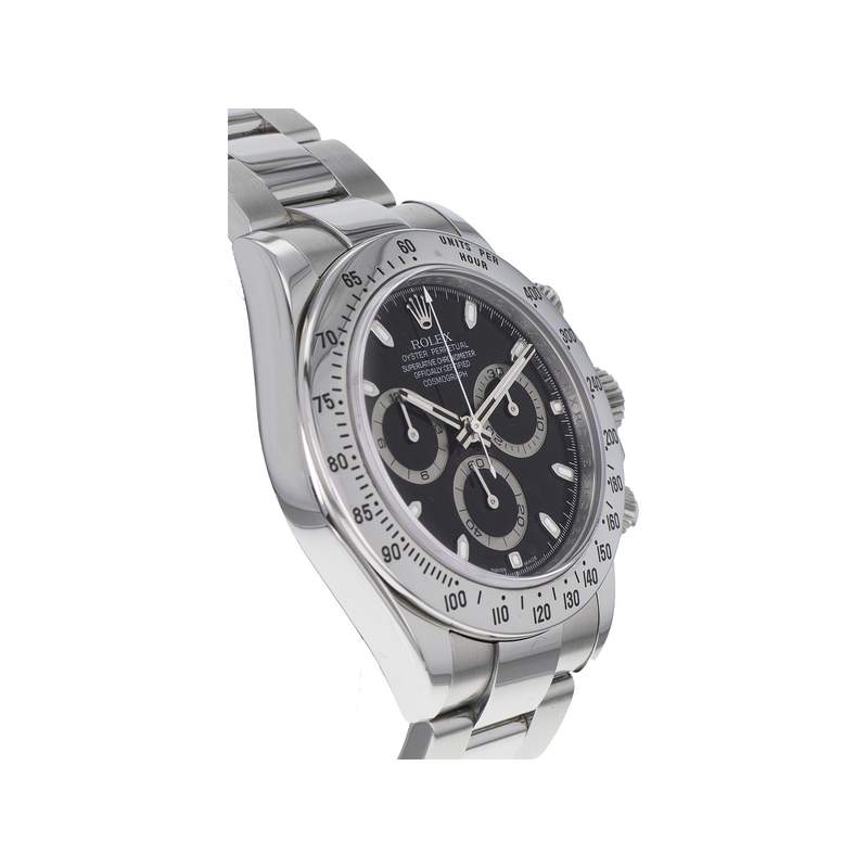 Montre d'occasion ROLEX Cosmograph Daytona homme mouvement automatique certifié (cosc) bracelet acier - vue 2