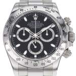 Montre d'occasion ROLEX Cosmograph Daytona homme mouvement automatique certifié (cosc) bracelet acier - vue D1