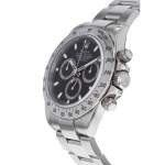 Montre d'occasion ROLEX Cosmograph Daytona homme mouvement automatique certifié (cosc) bracelet acier - vue D2