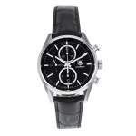 Montre d'occasion TAG HEUER Carrera Calibre 1887 homme automatique bracelet cuir d'origine - vue 1