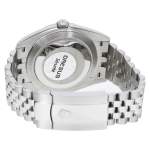 Montre d'occasion ROLEX DateJust Wimbledon homme mouvement automatique certifié (cosc) bracelet acier - vue 3