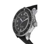Montre d'occasion BLANCPAIN Fifty Fathoms homme automatique bracelet cuir cresus - vue D2