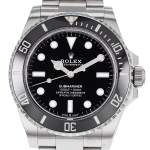 Montre d'occasion ROLEX Submariner homme mouvement automatique certifié (cosc) bracelet acier - vue D1