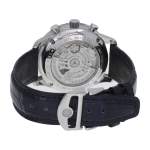 Montre d'occasion IWC Portugaise Chronographe homme automatique bracelet cuir d'origine - vue 3