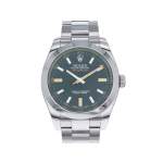 Montre d'occasion ROLEX Milgauss GV homme mouvement automatique certifié (cosc) bracelet acier - vue 1
