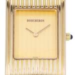 Montre d'occasion BOUCHERON Reflet Lady femme quartz bracelet cuir d'origine - vue D1